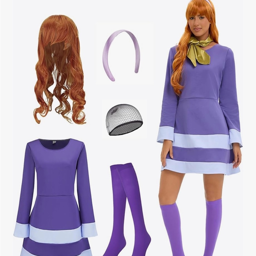 Daphne Women's Halloween Costume Set